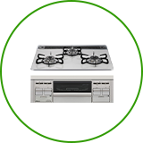 Built-in gas stove